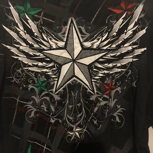 Star with wings t-shirt sz XL